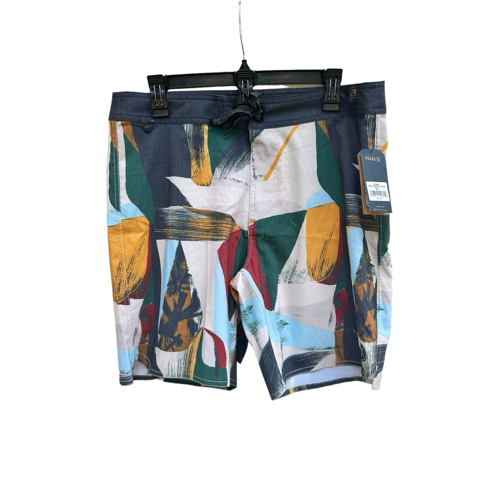 NEW Roark Revival The Passage 18" Board Shorts Men's 32 Swim Trunks Shapes 70.00